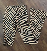 Tall Zebra Bootcut Pants Size 2