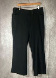 Rafaella Curvy Black Professional Dress Pants | 16 Short