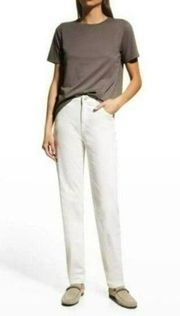 Eileen Fischer Off White High-Rise Denim Jeans Size medium
