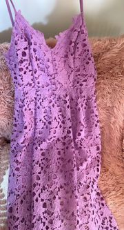 Lavender Lace Dress