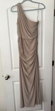 One Shoulder Bridesmaid Dress