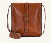 EUC Patricia Nash Heritage Venezia Crossbody bag Cognac leather