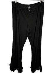 Bisou Bisou Intimates Black Pajama Pants