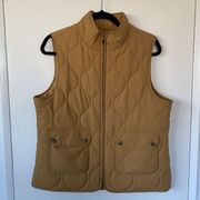 Natural reflections women's quilted vest button front Medium Outerwear Spring