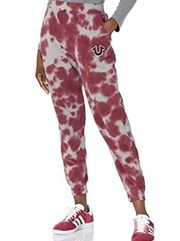 Sunset High Rise Women's Tie Dye Jogger Pants Size Large