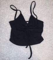 Crop Tie Tank Top