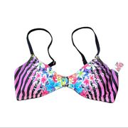 NEW Bikini Lab Floral Starfish Bralette Bikini Top size M