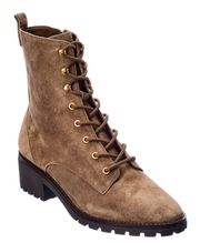 Suede Lug Sole Combat Boots