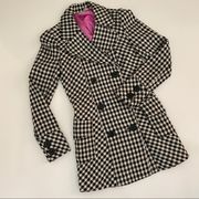 Identity Houndstooth Check Smart Jacket/Coat Est S