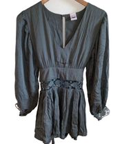 - sage green romper