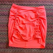 ANTIGUA HOT PINK RUCHED FRONT GOLF TENNIS PICKLEBALL SKORT SKIRT