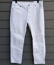 Talbots Signature Ankle White Jeans Size 12/31