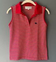 Vintage Burberry Striped Polo Tank