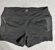 Black Active athleisure Bike Shorts Size Small EUC