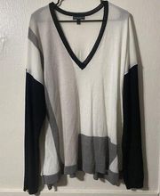 Lane Bryant Fine Merino Collection Sweater Womens 26/28 Ivory Merino Wool Blend