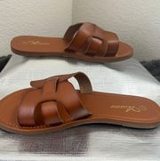 Brown Leather Sandals