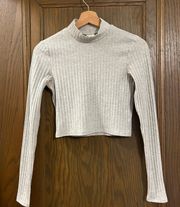 Mock Neck Long Sleeve Top