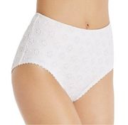 Kate Spade Eyelet High Waist White Bikini Swim Bottoms Small NWOT