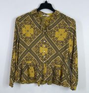 Only bandana print viscose blouse size medium