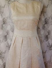 C.Luce metallic tweed dress size small