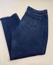 Gloria Vanderbilt Amanda Women's High Rise Denim Jeans Dark Wash Size 18W