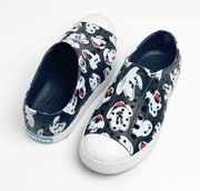 NATIVE x Disney Mickey Mouse Black Slip On Shoes, Size 5