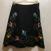 Basil & Maude Embroidered Skirt 6