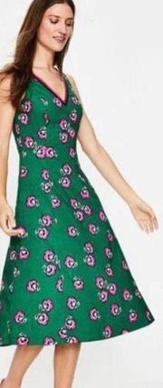 Boden Charlotte Spring Green Dress