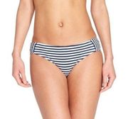 Vinyard Vines Navy Stripe Bikini Bottom Womens XL Hipster Nautical Swimwear