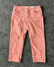 authentic fit cropped jeans