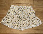 Floral High Waisted Skort