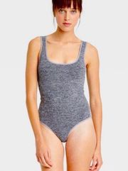 Colsie Seamless Grey Bodysuit L