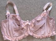 Dainty Pink Lace Bra