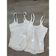 Free People  Movement White Tank Top Bundle Size XS NWOT