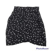 Yumi Kim broken heart black and white mini skirt size XS