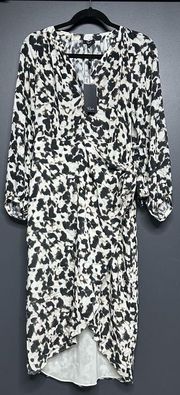 NWT Rails Tyra Dress Blurred Cheetah S
