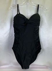 Old Navy Black 1 Piece slimming Swim Suit Small