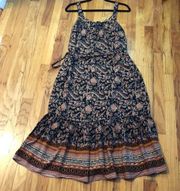 Pretty  Tribal Floral Sundress Sz M