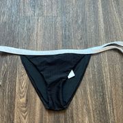 Calzedonia black and white bikini bottoms