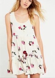 MINKPINK floral ruffle layer babydoll dress