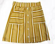 est 1946 Gold stripes Skirt size Medium