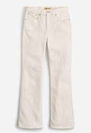 Madewell Tall Kick Out Crop Jeans in Pure White Size 27 Tall