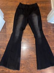 Black Flare Jeans