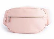 New York Pink Leather Hip Bag / Crossbody Belt Bag