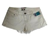 Hot Kiss CiCi Shorts Women Junior Size 7 White Summer Beach Festival 16-256