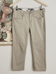 Brit Tan Casual Capris 26 R