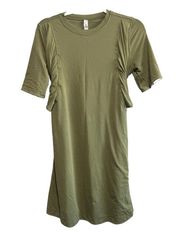 New with out Tags Lululemon Cotton Wrap-Front T-Shirt Dress, Size 4