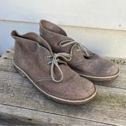 Clarks Original Desert Boot Taupe Brown Suede Leather