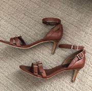 Brown Heeled Sandal