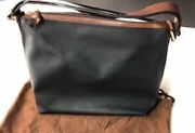 Bottega Veneta Vintage Black Leather Shoulder Bag